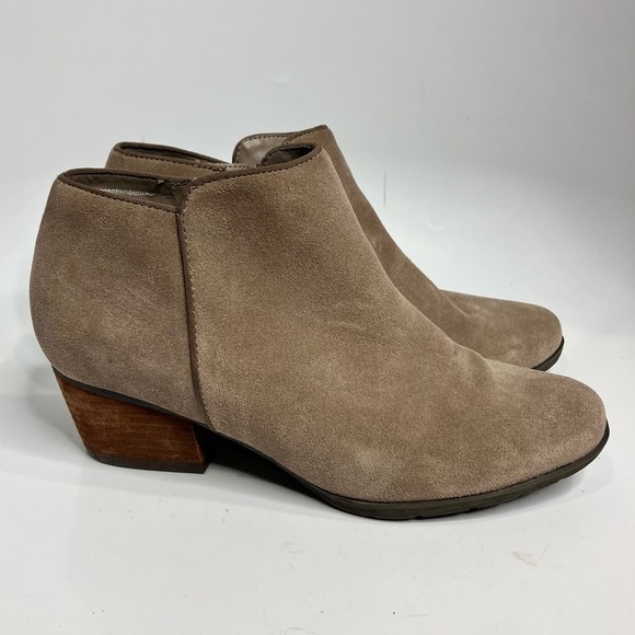 Blondo tan suede ankle boots waterproof boots size 9.5 - Picture 1 of 8
